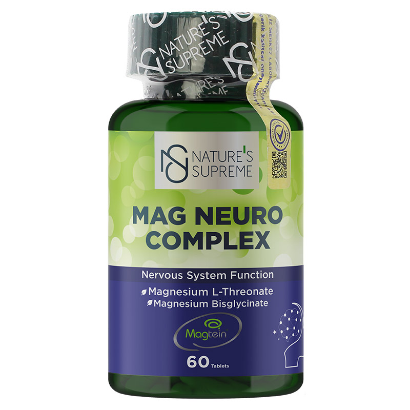 NATURE'S SUPREME Mag Neuro Complex — 60 таблеток — Упаковка — лицевая сторона