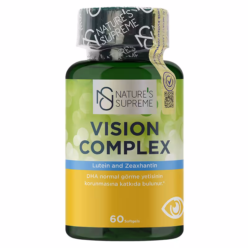 NATURE'S SUPREME Vision Complex — 60 мягких капсул — Упаковка — лицевая сторона