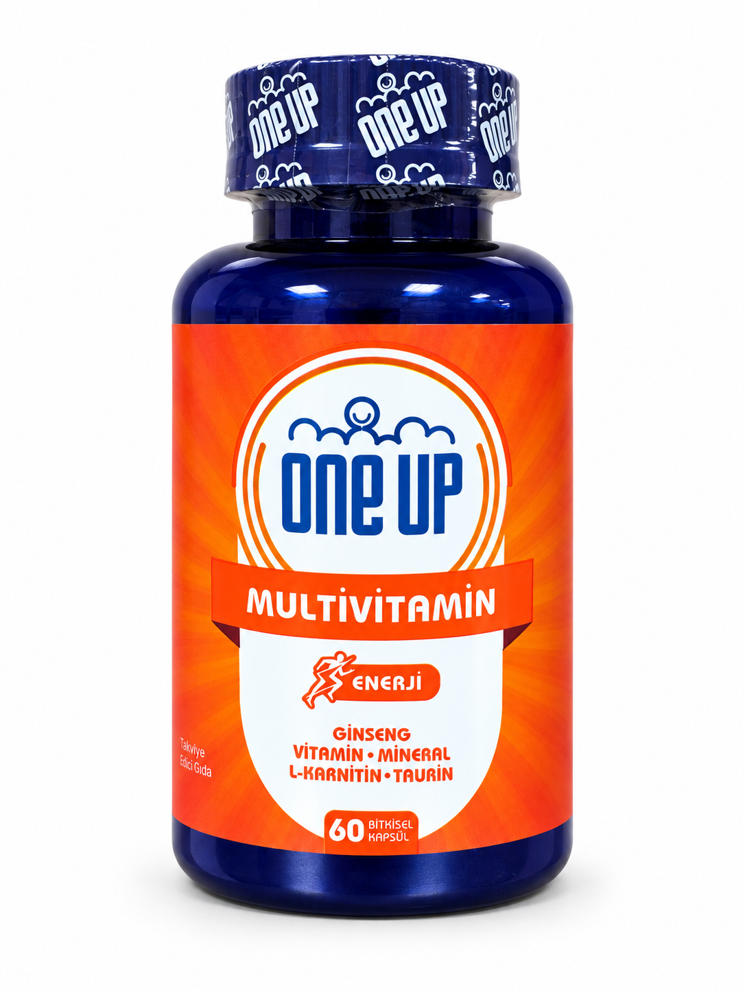 ONE UP Multivitamin Enerji — 60 капсул — Упаковка — лицевая сторона