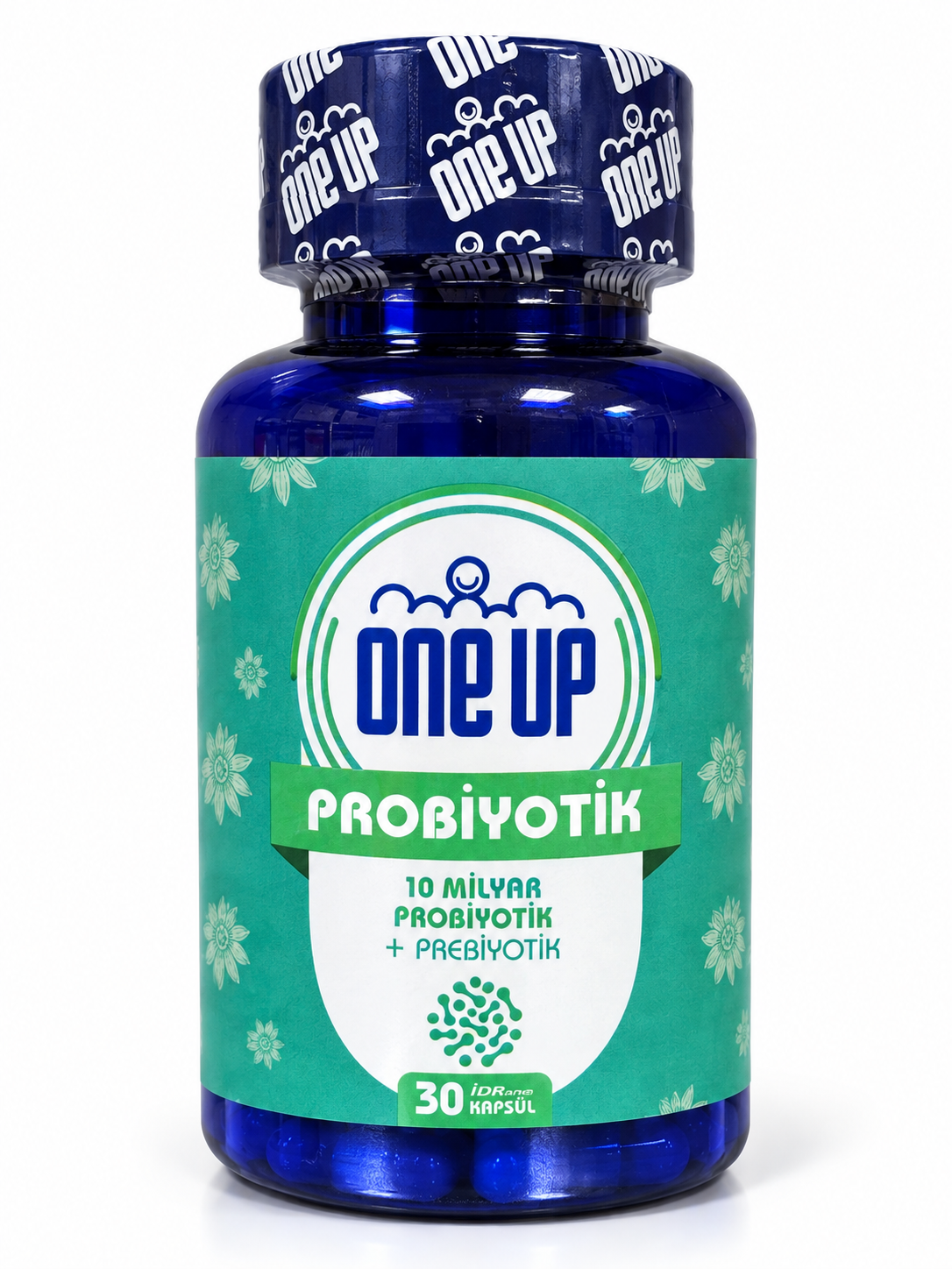 ONE UP Probiotic + Prebiotic — 30 капсул — Упаковка — лицевая сторона