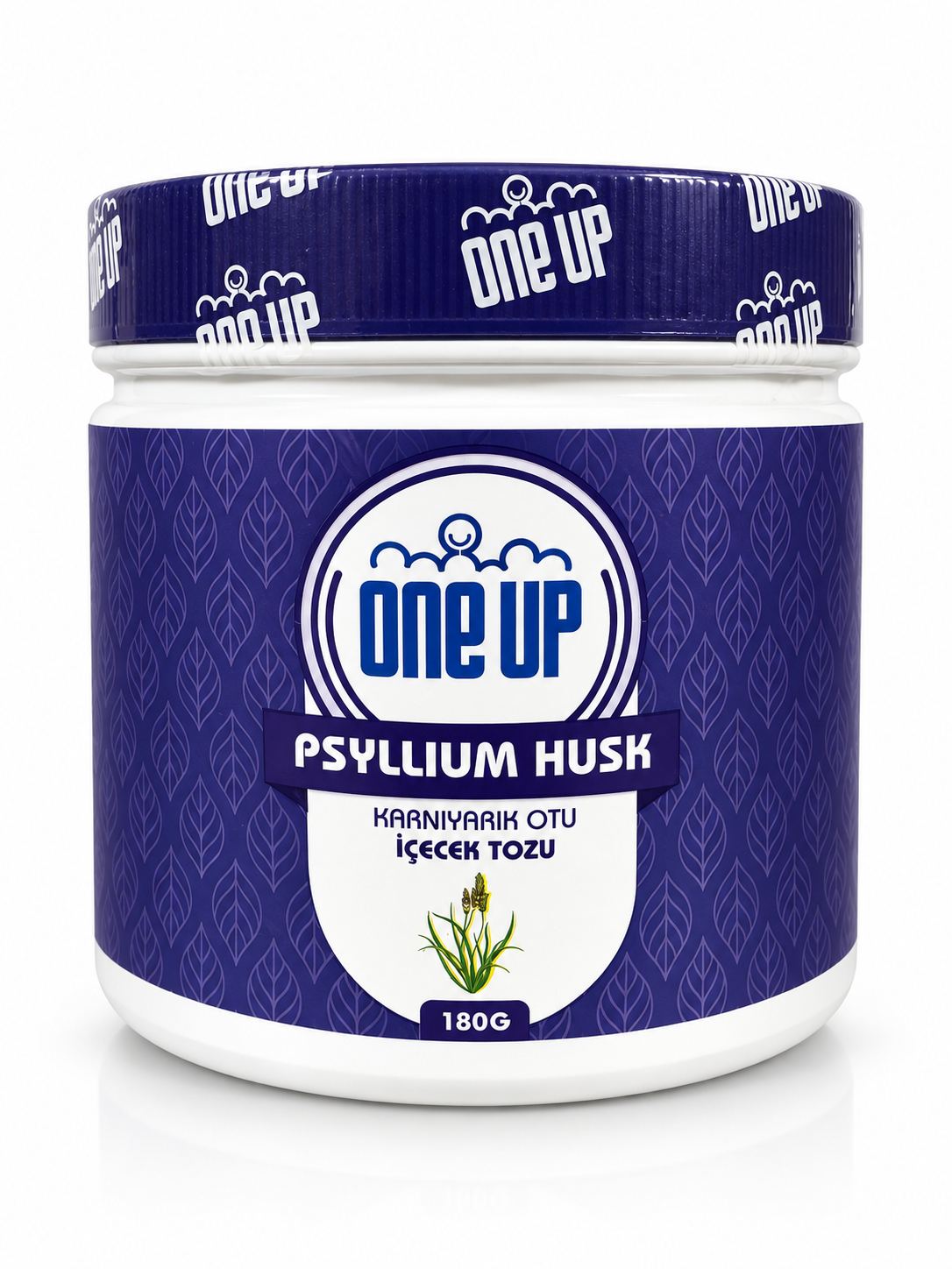 ONE UP Psyllium Husk — порошок 180 г — Упаковка — лицевая сторона