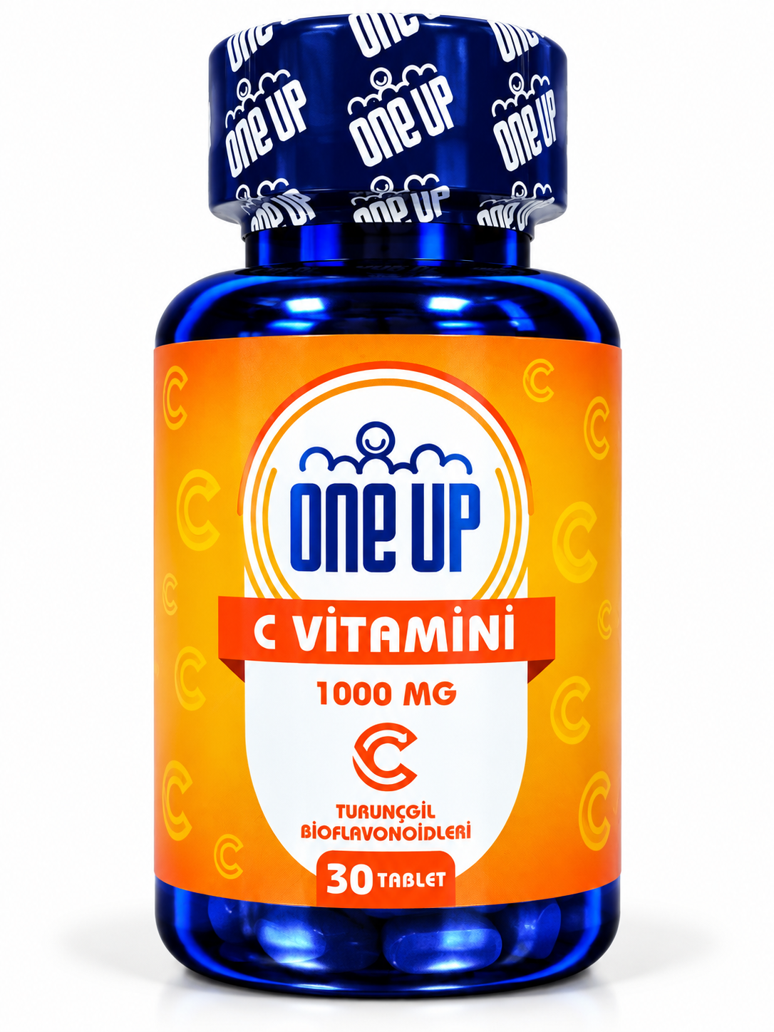 ONE UP Витамин C 1000 мг + биофлавоноиды — 30 таблеток — Упаковка — лицевая сторона